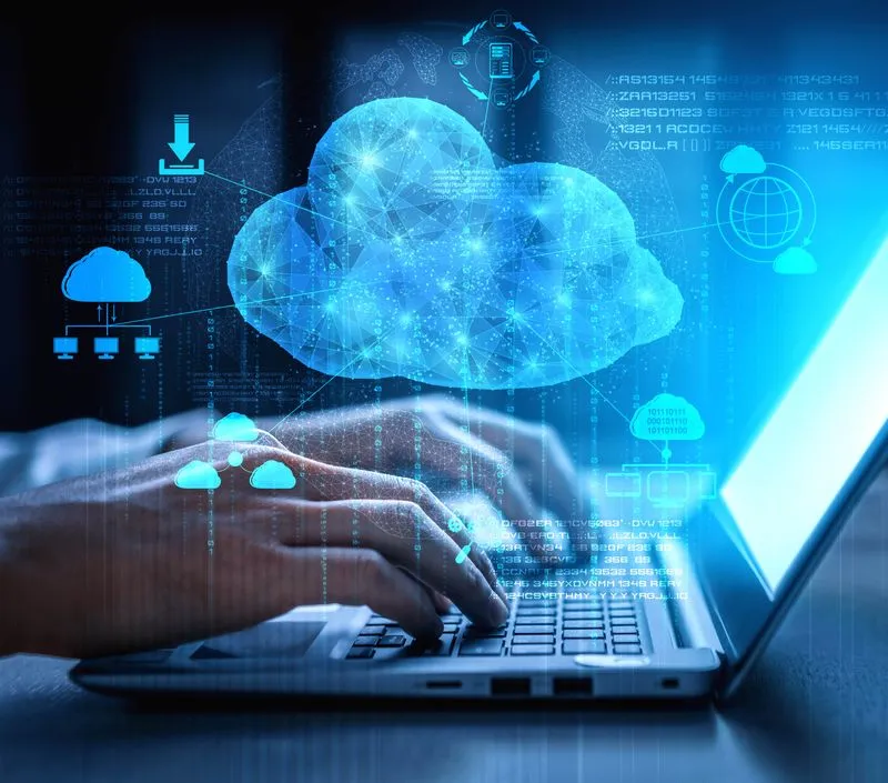 homepage display picture of code on background computer screen
